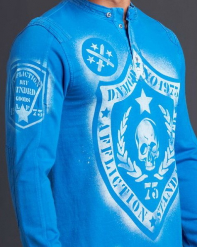 Affliction Warrant LS Henley sweatshirt photo